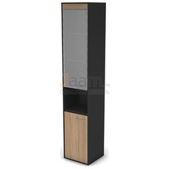 Мебель для персонала Офисный шкаф комбинированный с полками левый 122Н0241.0212.0216.0227