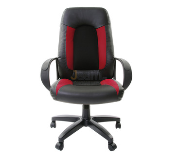 Кресло для руководителя Strike EX-525 черное/бордовое