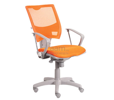 Кресло для персонала Spring grey cfs silver