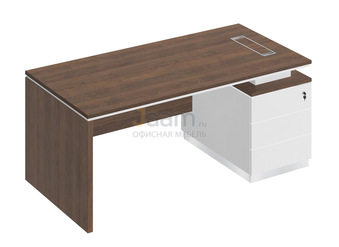 Кабинет руководителя Стол на опорной тумбе правый СИ 109пр