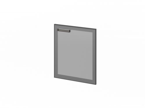 Дверь низкая стеклянная правая Festus FB-013R 20x560x670 (Древесина Графит)