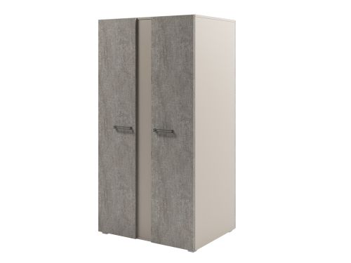 Стеллаж двухсторонний широкий Solution D-72 950x682x1820 (Бетон/Кашемир)
