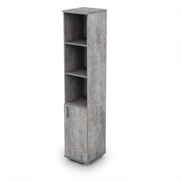 6П.005.2 Пенал для документов высокий открытый (400x450x2116) (Basalt)