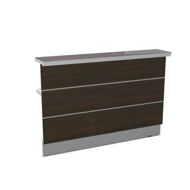 Модуль ресепшн для прямого угла левый Valde LAL13L 1290x917x1105 (Каштан)