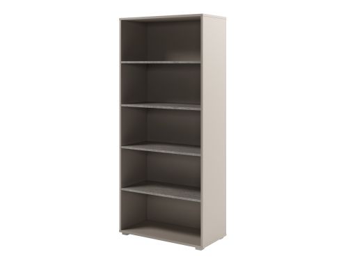Стеллаж высокий Solution D-67 800x396x1820 (Бетон/Кашемир)