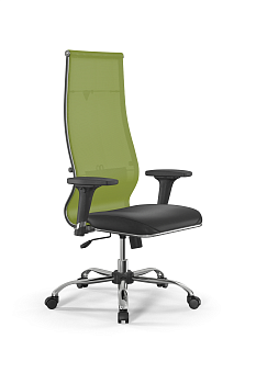Кресло для руководителя Метта Sit 10 B1-163D - T+Extra /Km00/Wm12/D02P(M09.B21.G20.W01)