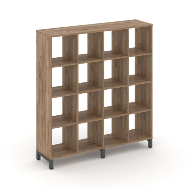 Каркас стеллажа 4 яруса SN.KS-440 (1488х400х1615) (Дуб Табак/Металл Антрацит)