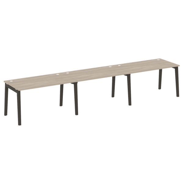 Рабочая станция на деревянных опорах Onix Wood OW.RS-3.3.8 4140x800x750