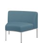 A45 Астро. Модуль радиусный внутренний. Sweet blue. Серый каркас