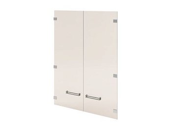 Двери средние стеклянные Solution D-022 395x4x1072