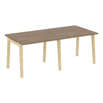 Стол переговорный на деревянных опорах Onix Wood OW.PRG-2.1 1960x980x750