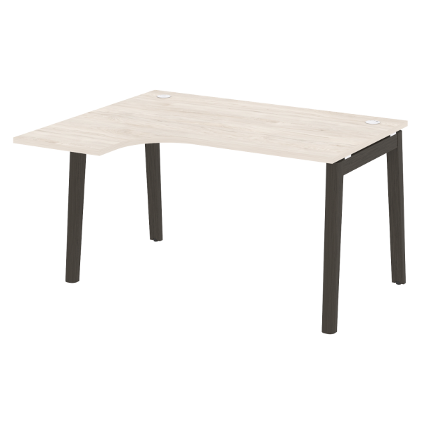 Стол эргономичный левый на деревянных опорах Onix Wood OW.SA-3L 1380x1180x750