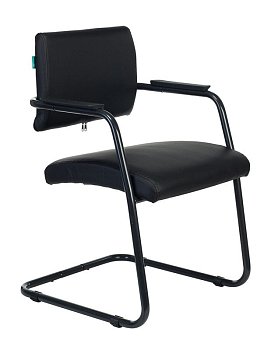 Кресло CH-271N-V черный Leather Black эко.кожа полозья металл черный