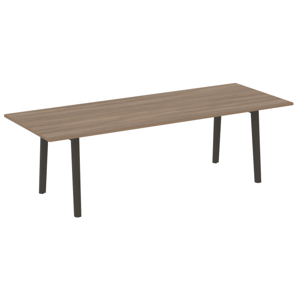 Стол переговорный на деревянных опорах Onix Wood Direct OW.PRG-25 2580x980x750