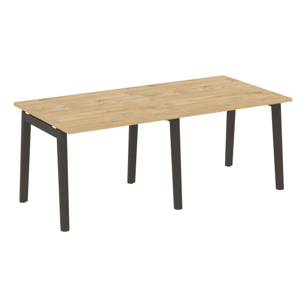 Стол переговорный на деревянных опорах Onix Wood OW.PRG-2.1 1960x980x750