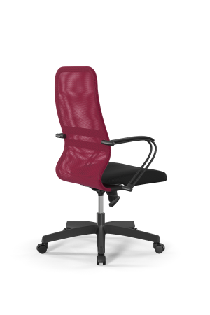Кресло для руководителя Метта Sit 8 B2-8K - X1+UMF(X1) /Uh00/Wh00/K3bL(M09.B02.G15.W01) (Красный | Черный)