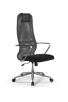 Кресло для руководителя Метта Sit 8 B1-8K - X1+UMF(X1) /Uh00/Wh00/K5cL(M09.B23.G18.W01)