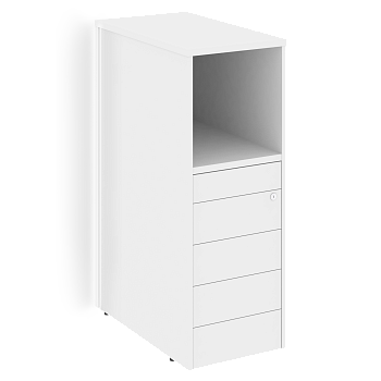 Тумба с подсветкой 5 ящиков TIP-ON завершающая, левая Onix O.R-TV-5TIP.SL 436x767x1185