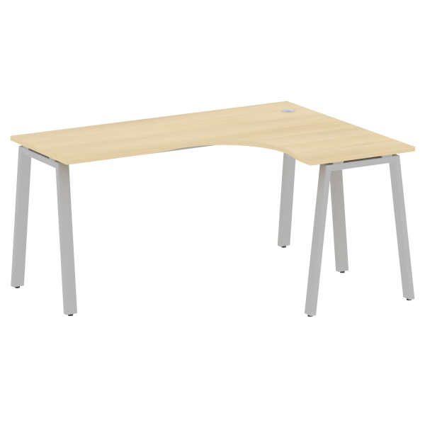 Стол криволинейный правый Metal System Style БА.СА-4 Пр 1600x1200x750