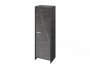 Гардероб FI-621.G. Фурнитура INOX 600х460х1861