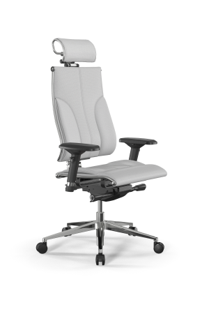 Кресло для руководителя Метта Y 3DE B2-10D - Infinity /Kc06/Nc06/D04P/H2cL-3D(M26.B32.G25.W03) (Белый)