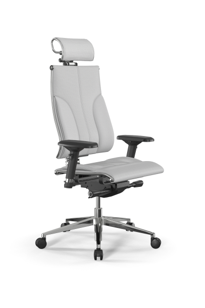 Кресло для руководителя Метта Y 3DE B2-10D - Infinity /Kc06/Nc06/D04P/H2cL-3D(M26.B32.G25.W03) (Белый)