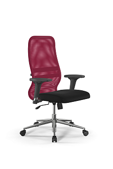 Кресло для руководителя Метта Sit 8 B2-8D - X1+UMF(X1) /Uh00/Wh00/D02P(M09.B23.G18.W01)