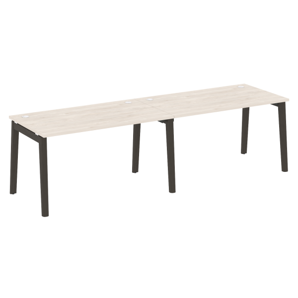 Рабочая станция на деревянных опорах Onix Wood OW.RS-2.3.8 2760x800x750