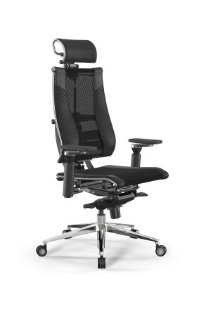 Кресло для руководителя Метта Y 4DT B2-15D - YM93+Infinity+carbon /Kc14/Nc09/D15P/H2cL-3D(M06.B35.G1 (Черный)