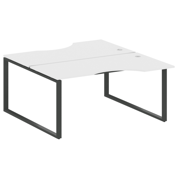 Рабочая станция криволинейная Metal System Style БО.РАС-СА-2.1 1600x1835x750