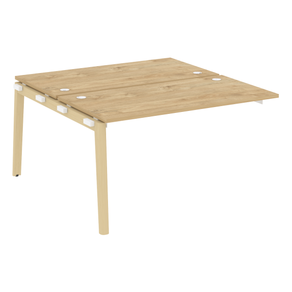 Наборный элемент рабочей станции на деревянных опорах Onix Wood OW.2.NRS-3.7 1380x1475x750