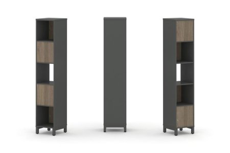 Набор стеллажа 2-х сторонний, 5 ярусов SN.NSD-511 (387х400х1982)