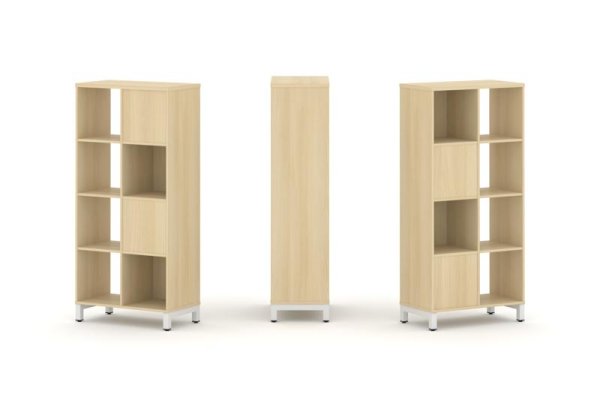 Набор стеллажа 2-х сторонний, 4 яруса SN.NSD-421 (754х400х1615)
