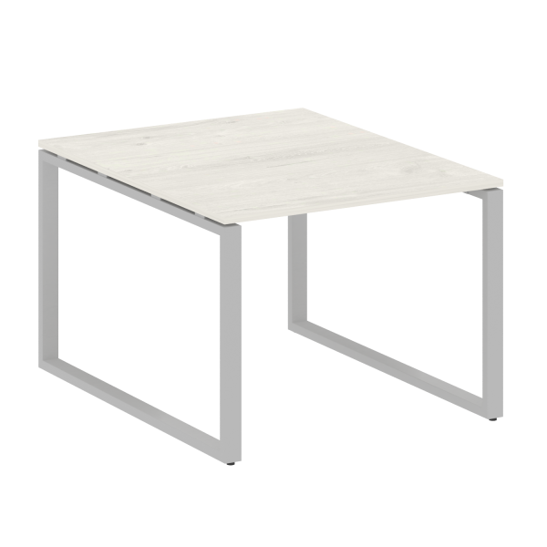 Переговорный стол 1 столешница Metal System Style БО.ПРГ-1.1 1000x1235x750 (Дуб Наварра/Серый металл)