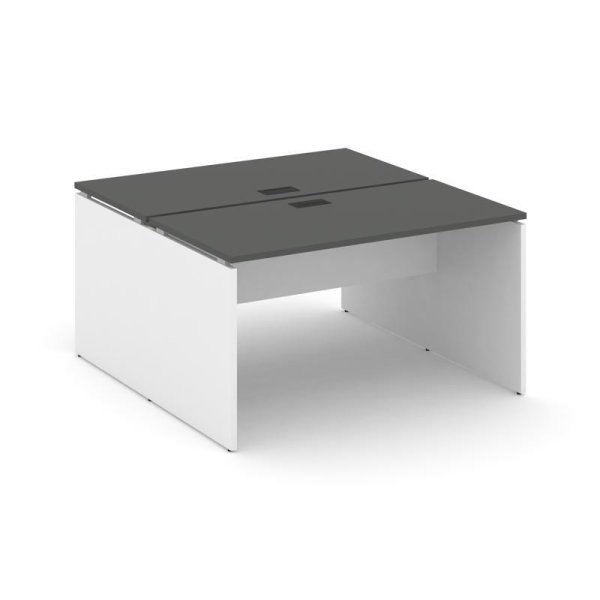Рабочая станция 2-х сторонняя SN-D.DRS-021 (980х1632х750) (Антрацит/Белый)