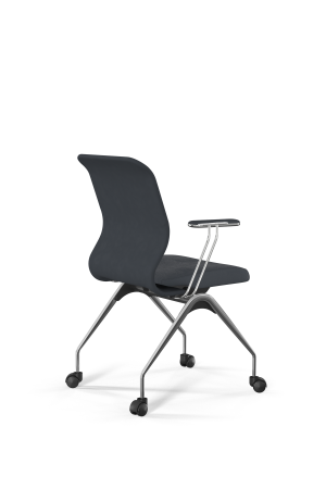 Кресло для руководителя Метта Sit 8 Mr4-4T - Vivaldi /Uh00/Wh12/T4mV-c(F53.W02) (Темно-серый)