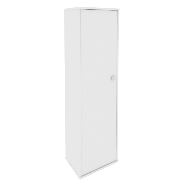 Гардероб узкий Style Л.ГБ-1 558x410x1975 (Белый)