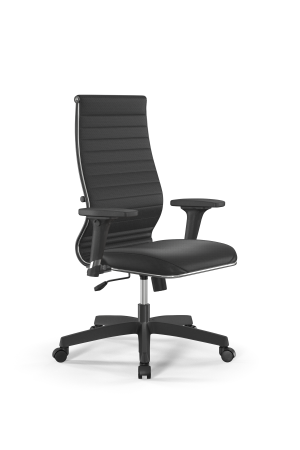 Кресло для руководителя Метта Sit 10 B2-161D - Extra /Km02/Wm12/D02P(M09.B02.G15.W01) (Черный)