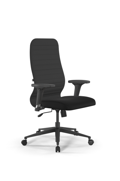 Кресло для руководителя Метта Sit 8 B2-10D - UMF(X1) /Uh02/Wh00/D02P(M09.B11.G19.W02 (Темно-серый | Черный)
