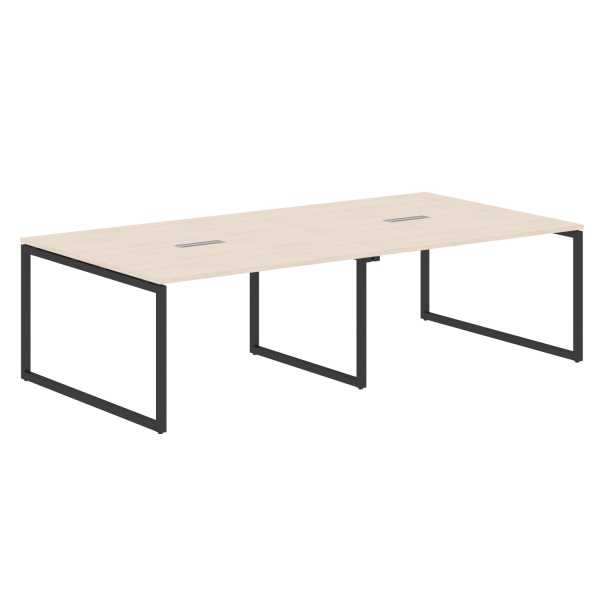 Конференц-стол Xten-Q Антрацит XQSCT 2714 2720x1406x750 (Бук тиара)