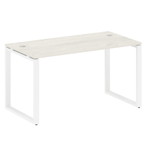 Стол письменный Metal System Style БО.СП-3 1400x720x750 (Дуб Наварра/Белый металл)