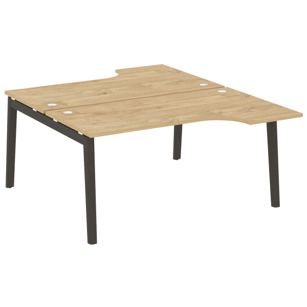 Рабочая станция на деревянных опорах Onix Wood OW.D.SA-1 1580x1995x750