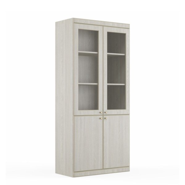 Шкаф стекл.2 ств. Capital P CPT17500 900x400x2000 (Светлый дуб)
