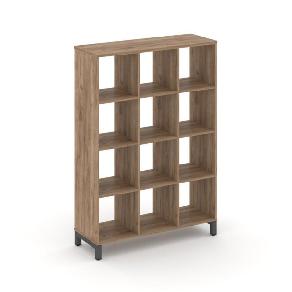Каркас стеллажа 4 яруса SN.KS-430 (1121х400х1615) (Дуб Табак/Металл Антрацит)
