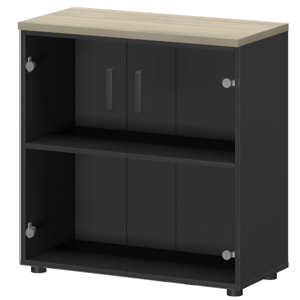 Шкаф Смарт СМШ-28С 792x380x835 (Графит/Кронберг)