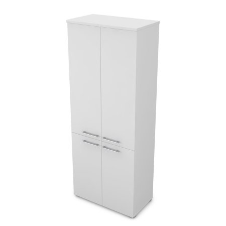 Шкаф высокий Gloss line 9НШ.005.5 800x450x2045 (Белый премиум)