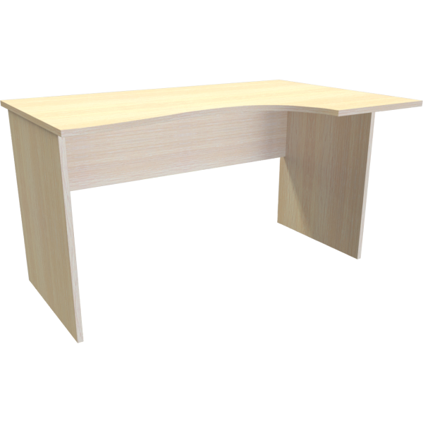 Стол эргономичный правый Матрица МР-04.ПР 1400x900x750 (Ясень шимо)