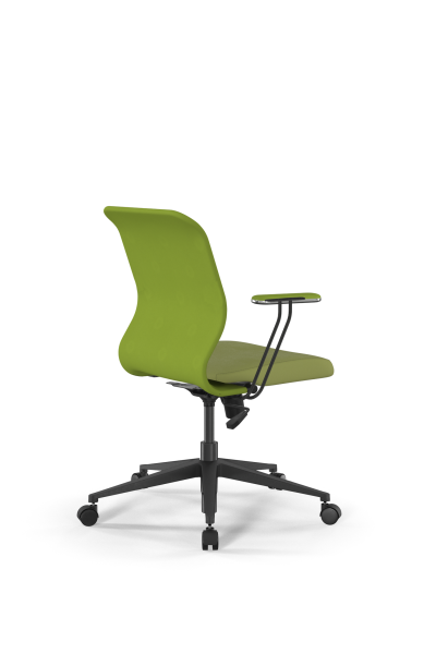 Кресло для руководителя Метта Sit 8 Mr4-4T - Vivaldi /Uh00/Wh12/T4mV-b(M09.B11.G19.W02) (Оливковый)