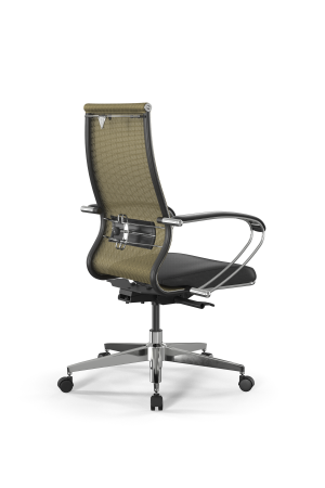 Кресло для руководителя Метта SynchroSit 10 B2-163K - T+Extra /Km00/Wm12/K1cL(M24.B22.G18.W02) (Золотой | Черный)