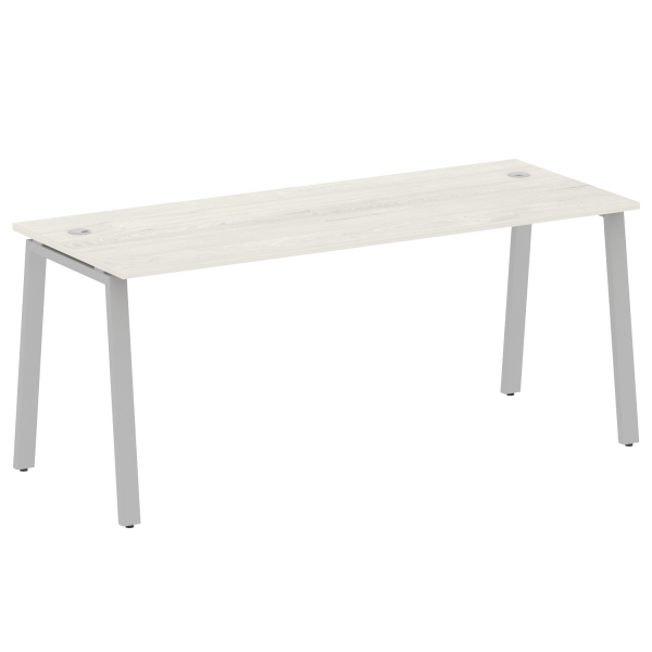Стол письменный Metal System Style БА.СП-5 1800x720x750 (Дуб Наварра/Серый металл)